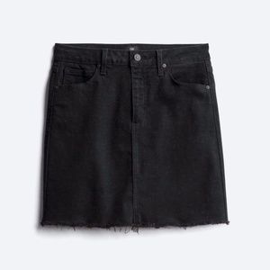 Tatiana black Denim Skirt